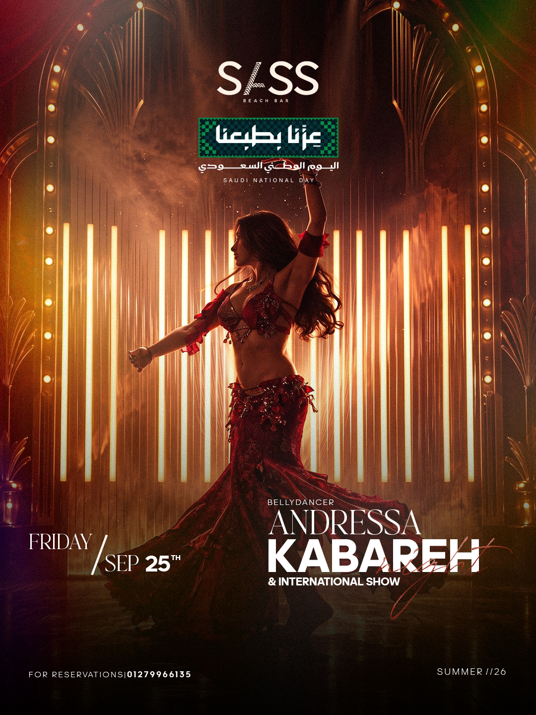 FRIDAY 18 SEP | KABAREH NIGHT — ANDRESA + INTERNATIONAL SHOW